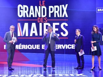 Bras obtient le prix Numérique et services lors du Grand Prix des Maires RMC