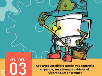 Reprise des ateliers Repair'café le vendredi 3 septembre