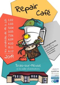 Planning 2019 des dates du Repair Café